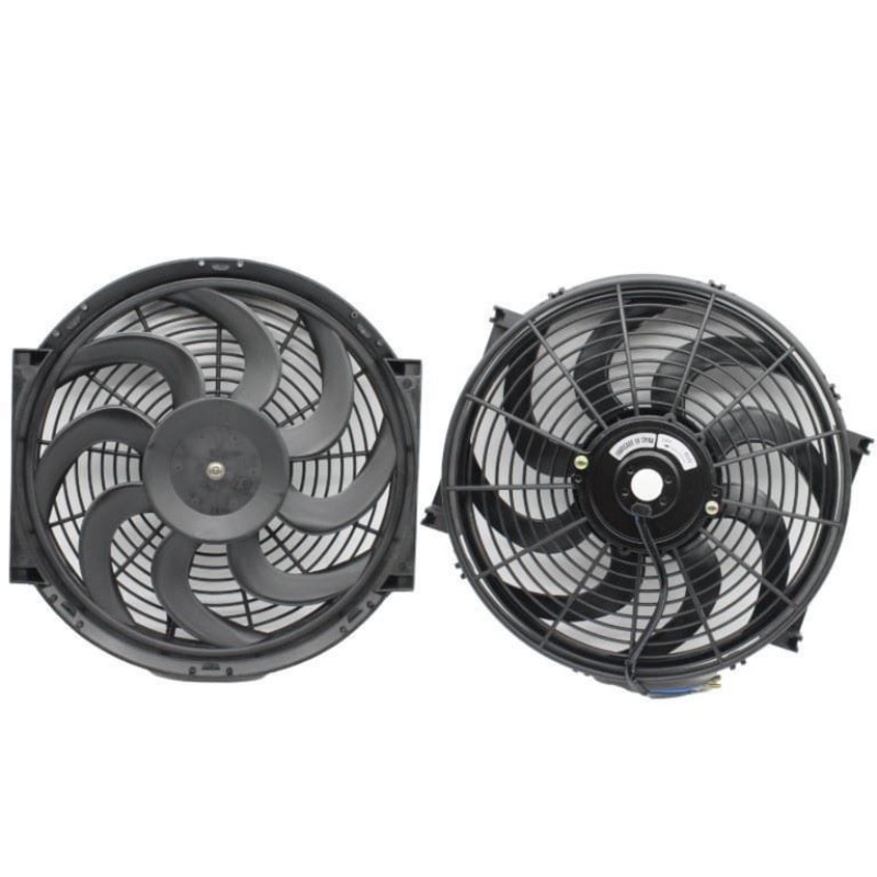 Electroventilador 24v Universal 14 Extrachato(medida80 Watts Øtotal)
