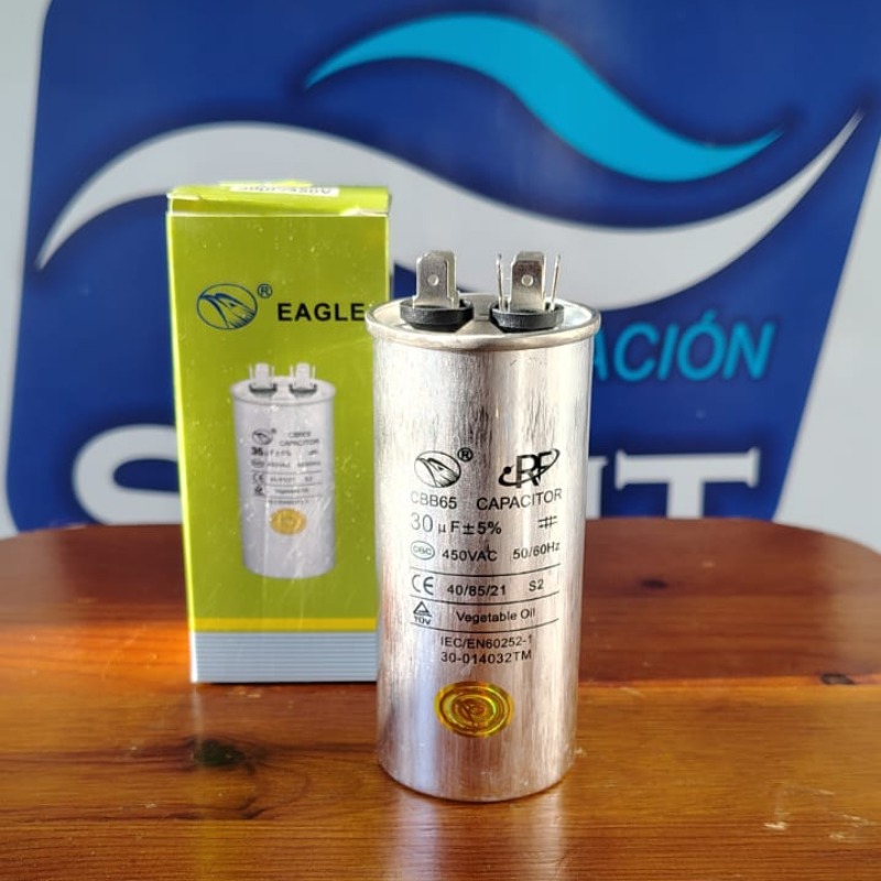 Capacitor 30 Mf 440 Aluminio