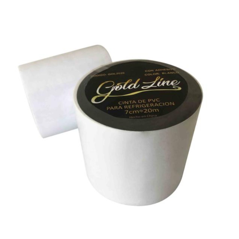 Cinta Blanca Pvc Sin Pega Gold Line