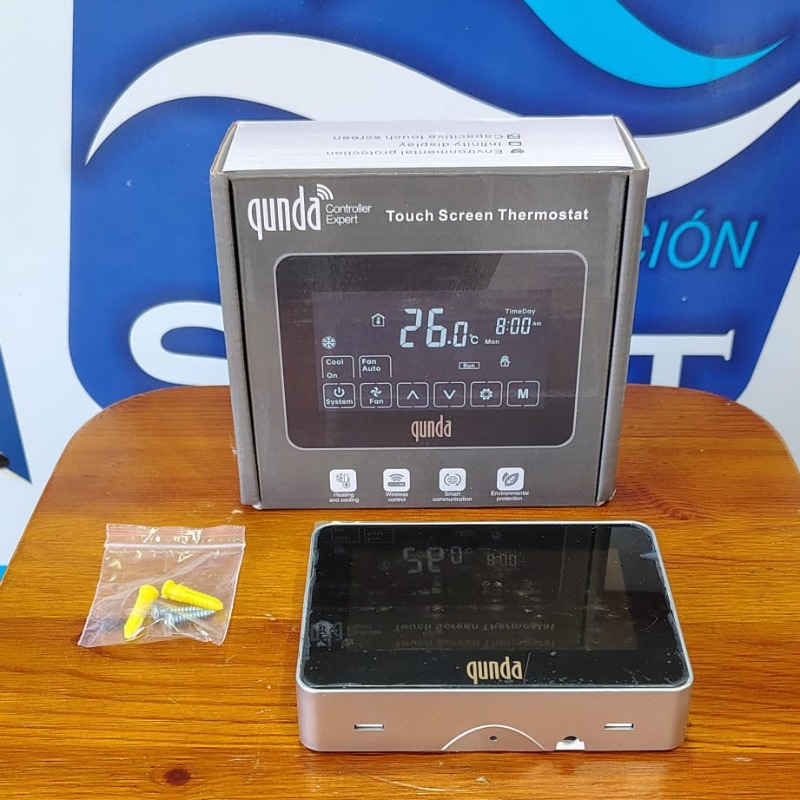Termostato Programable Central Touch Screen Qunda