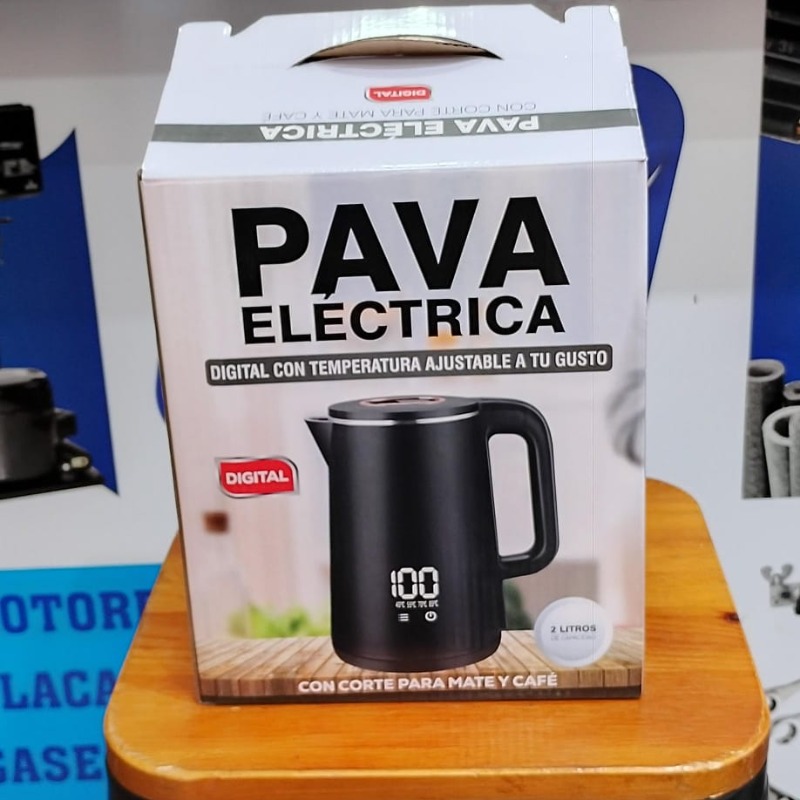 Pava Eléctrica Digital Acero Inoxidable Eiffel