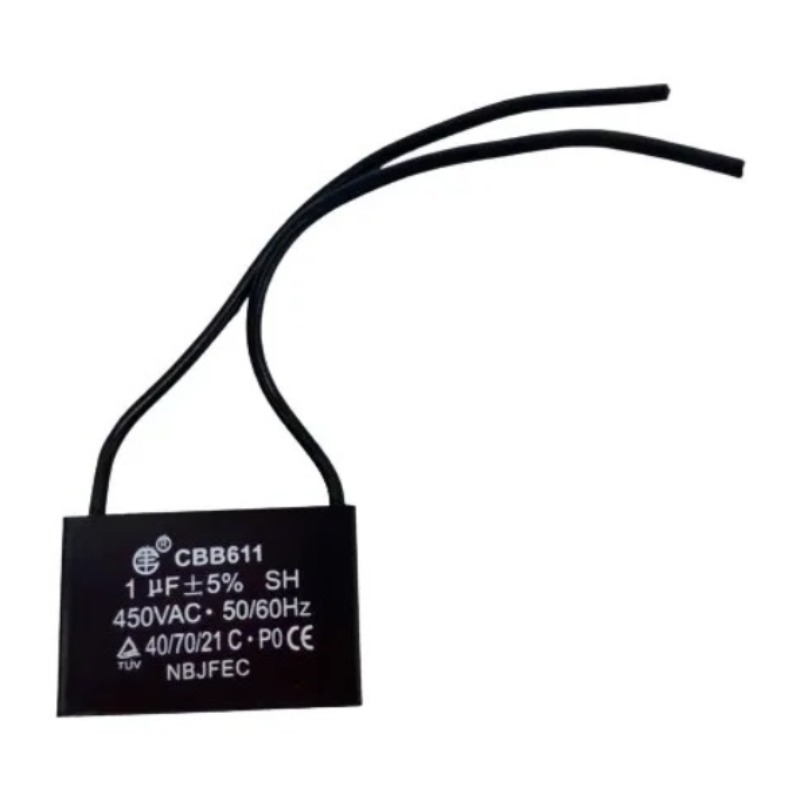 Capacitor Cuadrado 1mf Con Cable