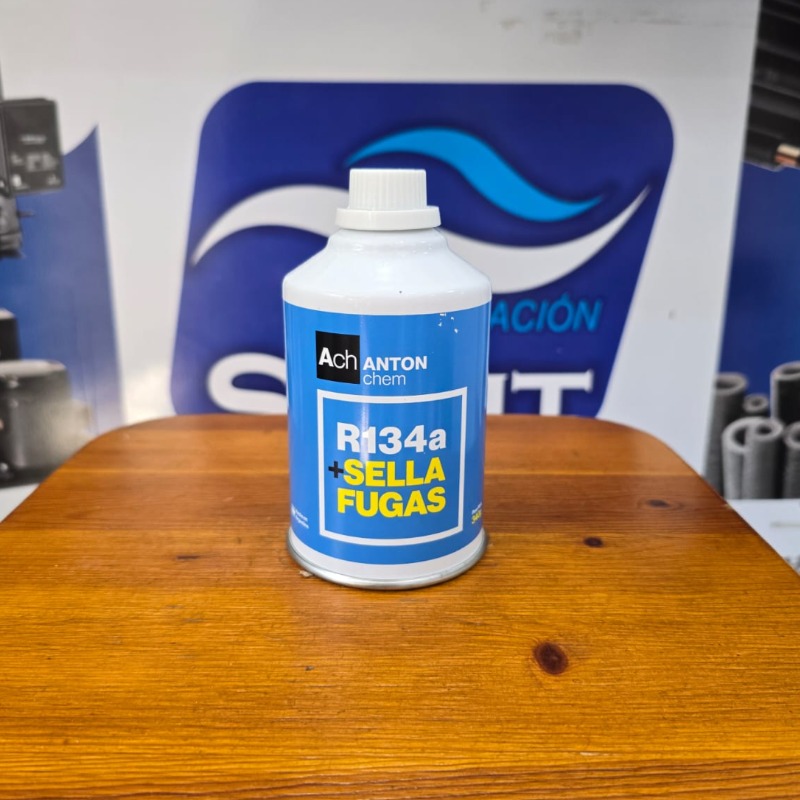 Lata Gas R134 340g + Sella Fugas Integrado